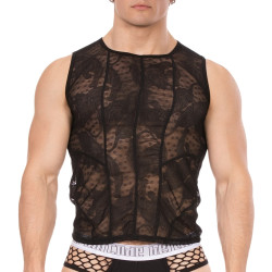 Barcode Berlin Débardeur dentelle Ozil Noir